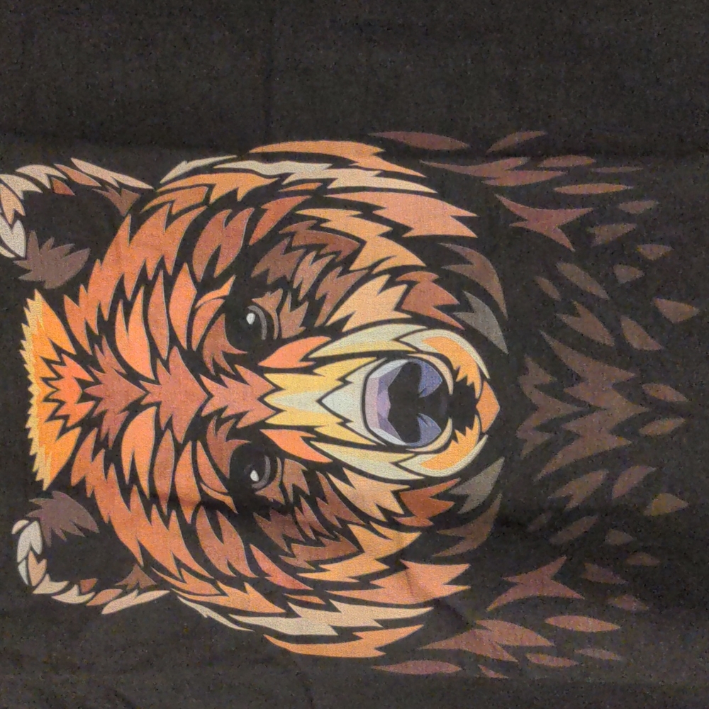 Mens 3xl bear print t shirt